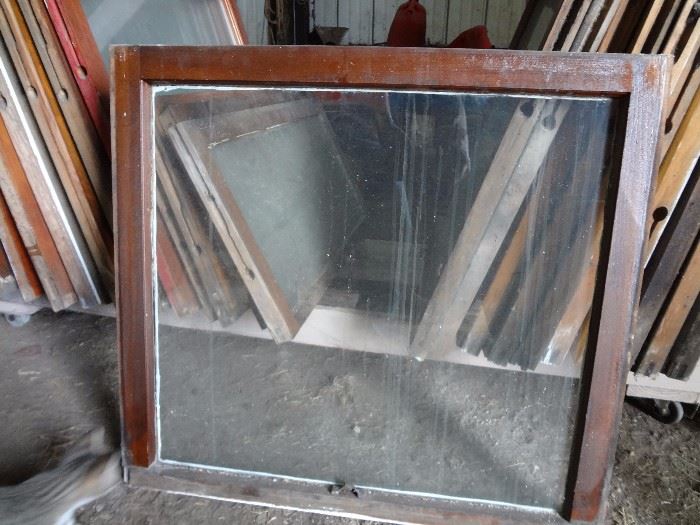 Vintage Single Pane Window 
