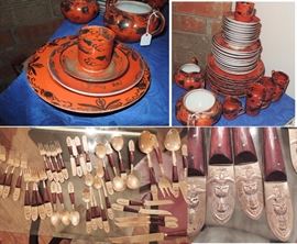 Oriental China and flatware