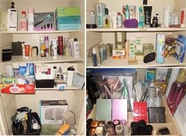 Every day beauty products including high end makers