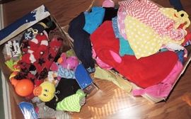 Dog clothes and toys for smaller dog (new)