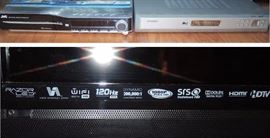 Electronics: Visio 46" flat screen TV, Satellite boxes 