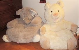 Stuffed animal toddler chairs (new)