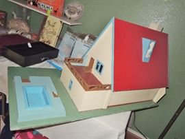 Wood doll house - large