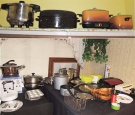 Packed kitchen with all supplies