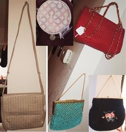 Vintage to newer handbags and purses
