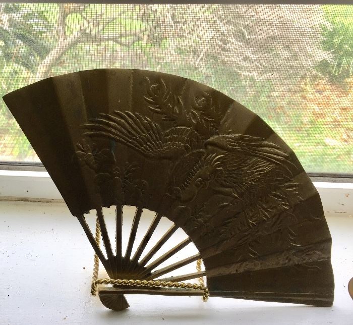 Brass fan 