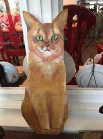 Hand painted cat
