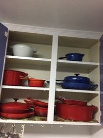 Le Creuset Pots and Pans 