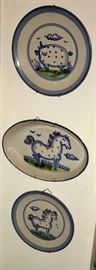 Hadley Plates and Oval Horse Platter 