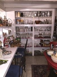 Extensive collection of white restaurant china and serving pieces.  Several different brands, Phaltzgraf.