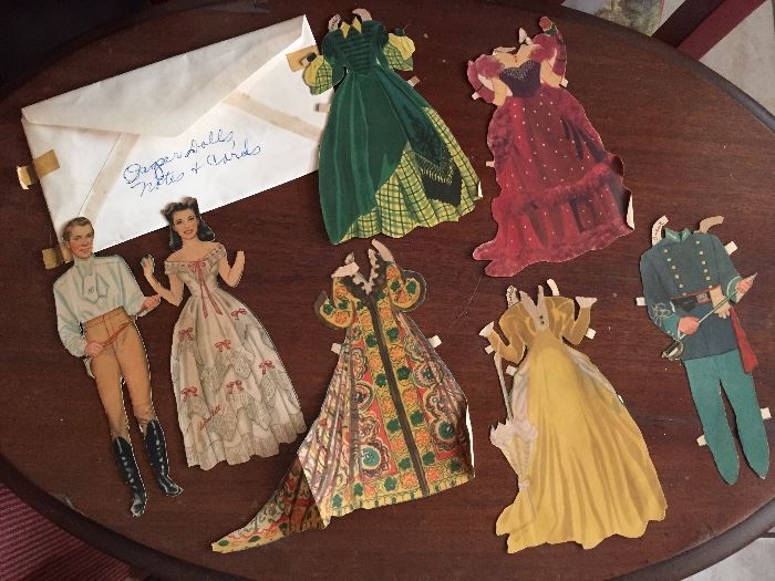 Vintage Gone With The Wind paper dolls