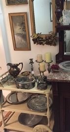 Miscellaneous Silverplate and Pewter 