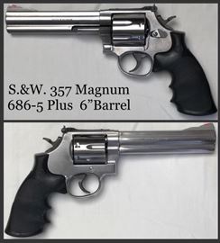 •Smith & Wesson .357 Magnum 6” Barrel