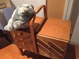 Sewing box.