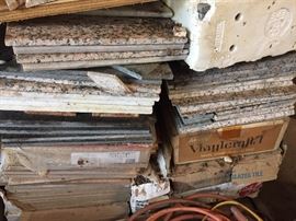 Large collection of tile.
