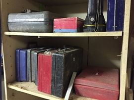 Tool boxes.