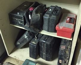 Tool boxes.