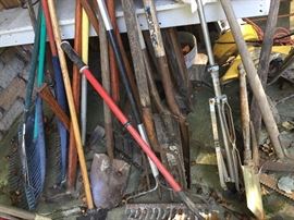 Garden tools.