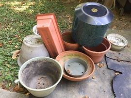 Garden planters.