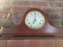 Mantel clock.