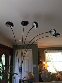 Large extended lamp.