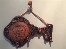 Key holder from Hungary.