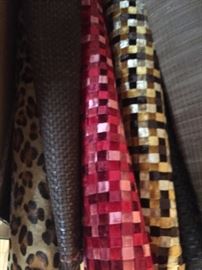 Leather Fabric from Italy.