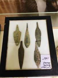 Ancient spear points