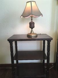 table and lamp