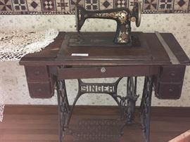 vintage singer pedal sewing machine 