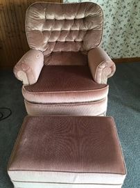 chair and ottoman