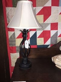 2 table lamps