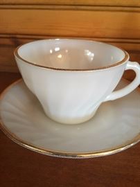 fireking cups and saucers 