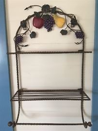 metal wall shelf