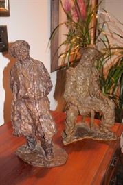  pair of Bronze Figurines