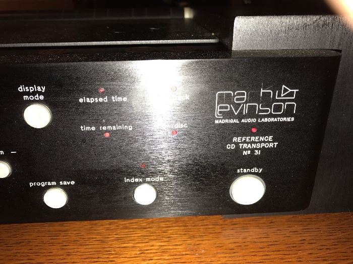 Mark Evinson stereo equipment 