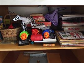 Games and more games, come look in the cabinet
