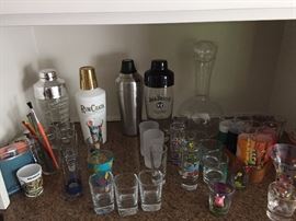 shot glasses and more