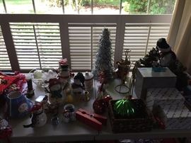 Christmas and Halloween decorations