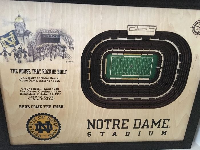 Notre Dame Original Stadium on Board