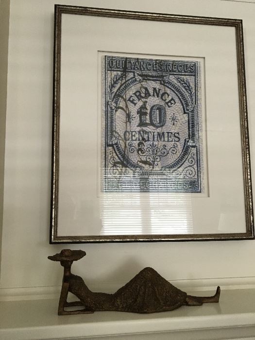 Ethan Allen Series, Repro of Stamps from different countries.  One of four