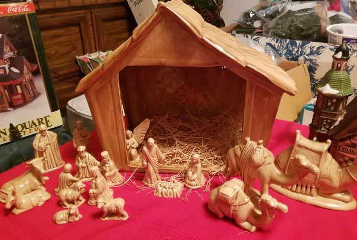Ceramic Nativity Set 