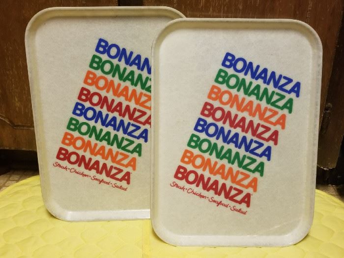 Bonanza Restaurant Trays