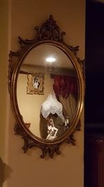 Antique ornate mirror