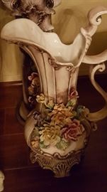 Capodimonte large vase 3ft tall. I also have a stand that is Capodimonte that this goes on