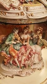 Capodimonte large porcelain figurine from Italy
