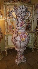 Seven-foot-tall Capodimonte large bars for decor in perfect condition