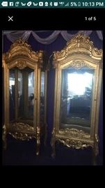 I have to glass cabinets over 8 feet tall in 24 karat gold leaf