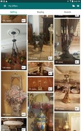 Victorian lamp, antique lamps, French provincial tables, Italian furniture, vintage furniture