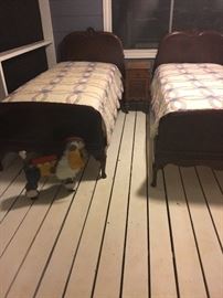 Antique twin beds from the 1930's
Headboard and custom mattresses
$500 obo